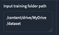 step2a:Input training folder path(データセットのパスの設定)- RVC WebUIの使い方